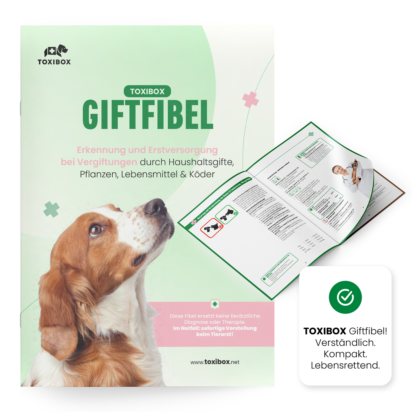 TOXIBOX 3er Set: Erste-Hilfe-Set für Hunde bei Vergiftungen