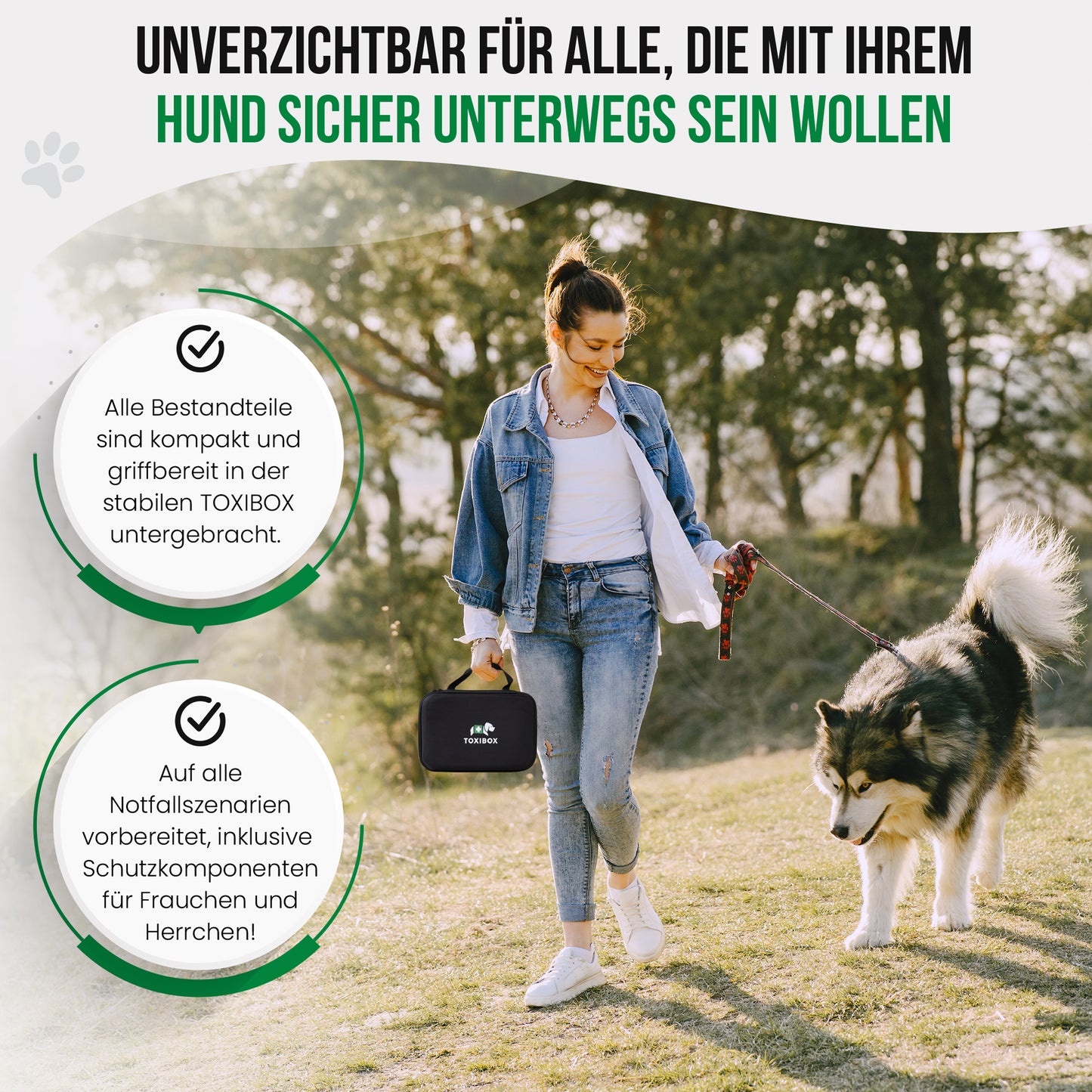 TOXIBOX 3er Set: Erste-Hilfe-Set für Hunde bei Vergiftungen